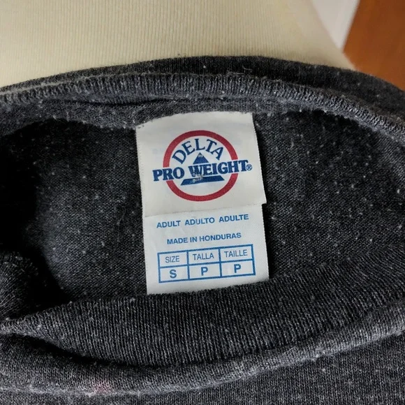 Funny Graphic Tee Gray Size Small - Picture 6 of 7